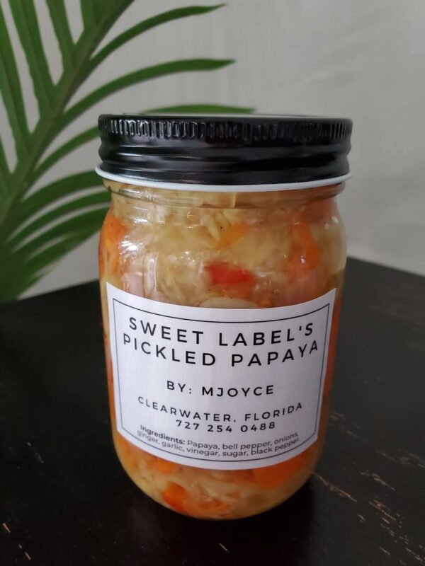 image of Sweet Label's Cebu inspired Pickled Papaya